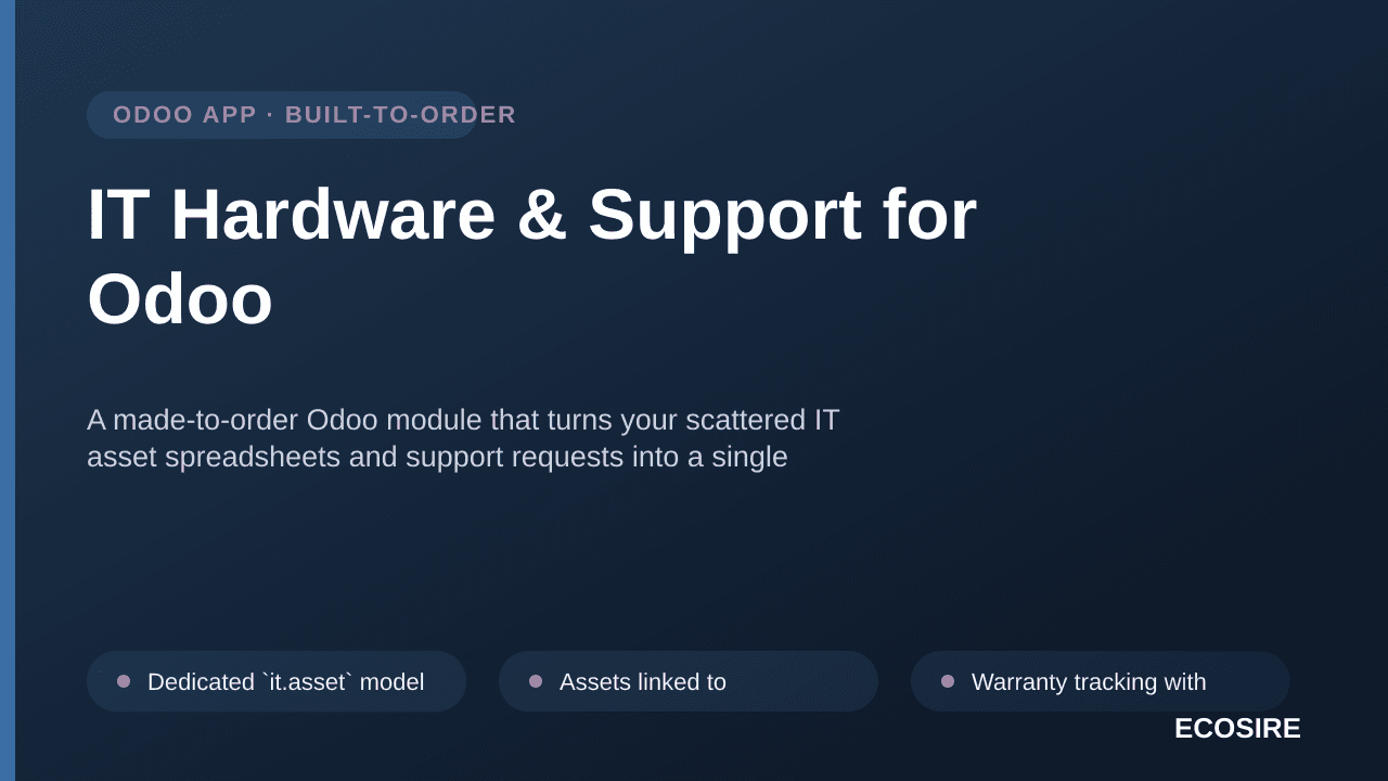 IT Hardware & Support for Odoo