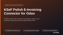 KSeF Polish E-Invoicing Connector for Odoo thumbnail 1