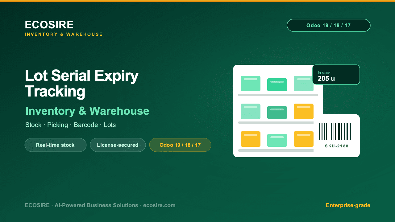 Lot, Serial & Expiry Tracking Pro