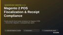 Magento 2 POS Fiscalization & Receipt Compliance thumbnail 1