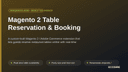 Magento 2 Table Reservation & Booking thumbnail 1