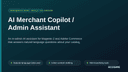 AI Merchant Copilot / Admin Assistant thumbnail 1