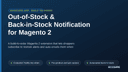 Out-of-Stock & Back-in-Stock Notification for Magento 2 thumbnail 1