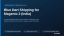 Blue Dart Shipping for Magento 2 (India) thumbnail 1