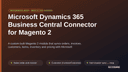 Microsoft Dynamics 365 Business Central Connector for Magento 2 thumbnail 1