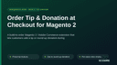 Order Tip & Donation at Checkout for Magento 2 thumbnail 1