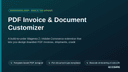 PDF Invoice & Document Customizer thumbnail 1