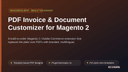 PDF Invoice & Document Customizer for Magento 2 thumbnail 1