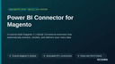 Power BI Connector for Magento thumbnail 1