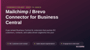 Mailchimp / Brevo Connector for Business Central thumbnail 1