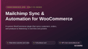 Mailchimp Sync & Automation for WooCommerce thumbnail 1
