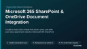 Microsoft 365 SharePoint & OneDrive Document Integration thumbnail 1