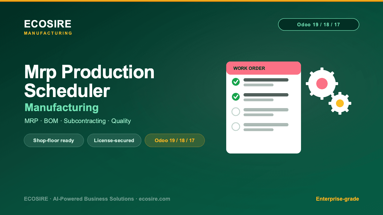 MRP Production Scheduler
