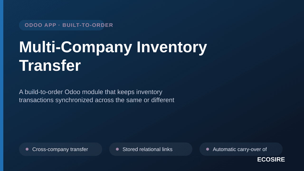 Multi-Company Inventory Transfer