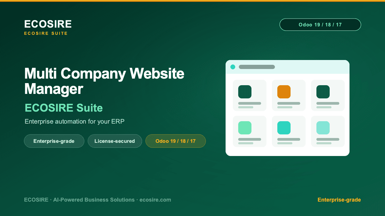 Multi-Company & Multi-Website Manager