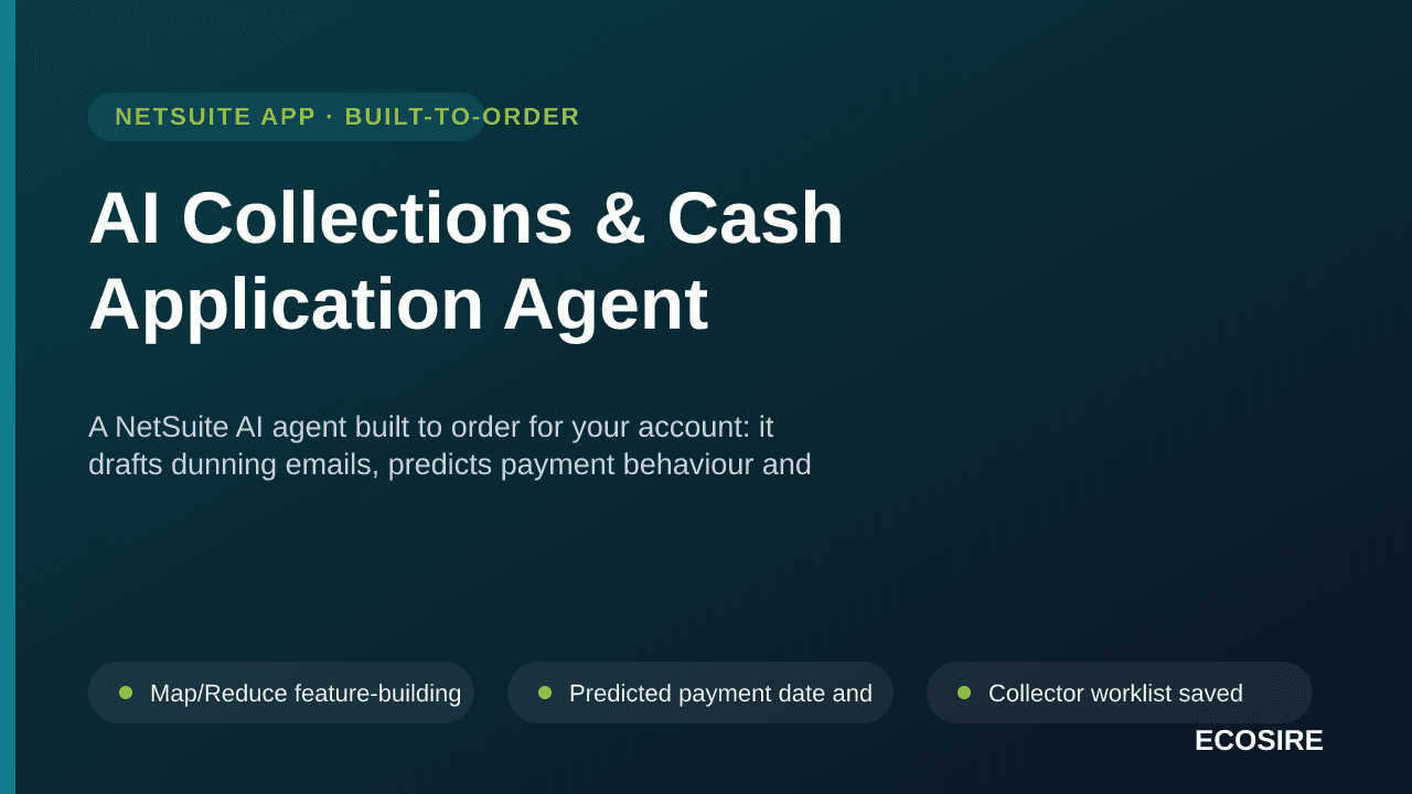 AI Collections & Cash Application Agent