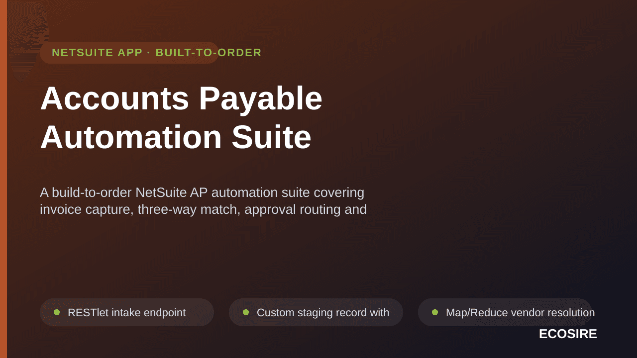 Accounts Payable Automation Suite