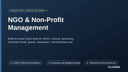NGO & Non-Profit Management thumbnail 1