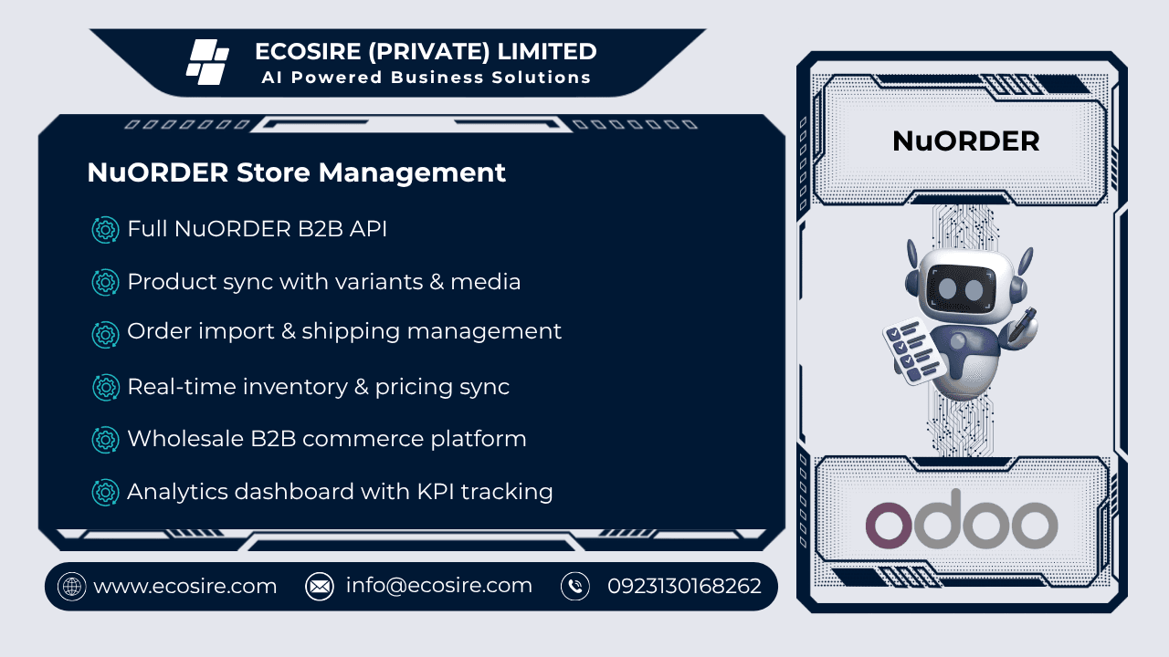 NuORDER Store Management — Enterprise-Grade NuORDER by Lightspeed B2B Wholesale Integration with Advanced Automation & Analyt — Image 1 of 1