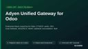 Adyen Unified Gateway for Odoo thumbnail 1