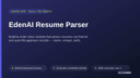 EdenAI Resume Parser thumbnail 1