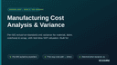 Manufacturing Cost Analysis & Variance thumbnail 1