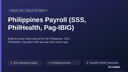 Philippines Payroll (SSS, PhilHealth, Pag-IBIG) thumbnail 1