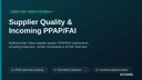 Supplier Quality & Incoming PPAP/FAI thumbnail 1