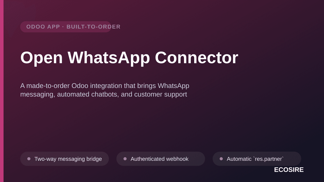 Open WhatsApp Connector