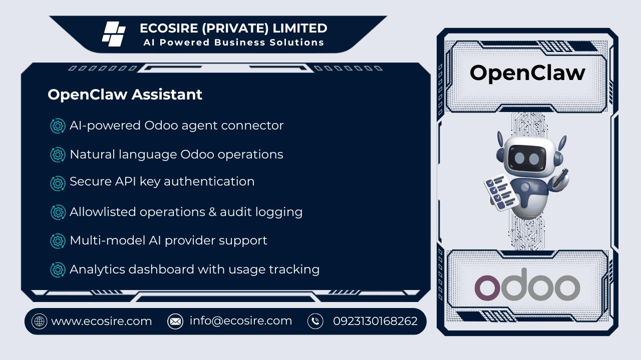OpenClaw Assistant — AI Assistant Connector - Connect OpenClaw Agent to Odoo for Secure Automated Actions