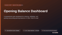 Opening Balance Dashboard thumbnail 1