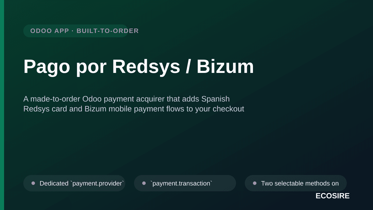 Pago por Redsys / Bizum