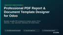 Professional PDF Report & Document Template Designer for Odoo thumbnail 1