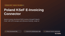 Poland KSeF E-Invoicing Connector thumbnail 1
