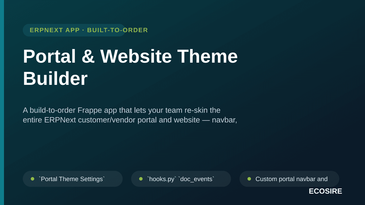 Portal & Website Theme Builder