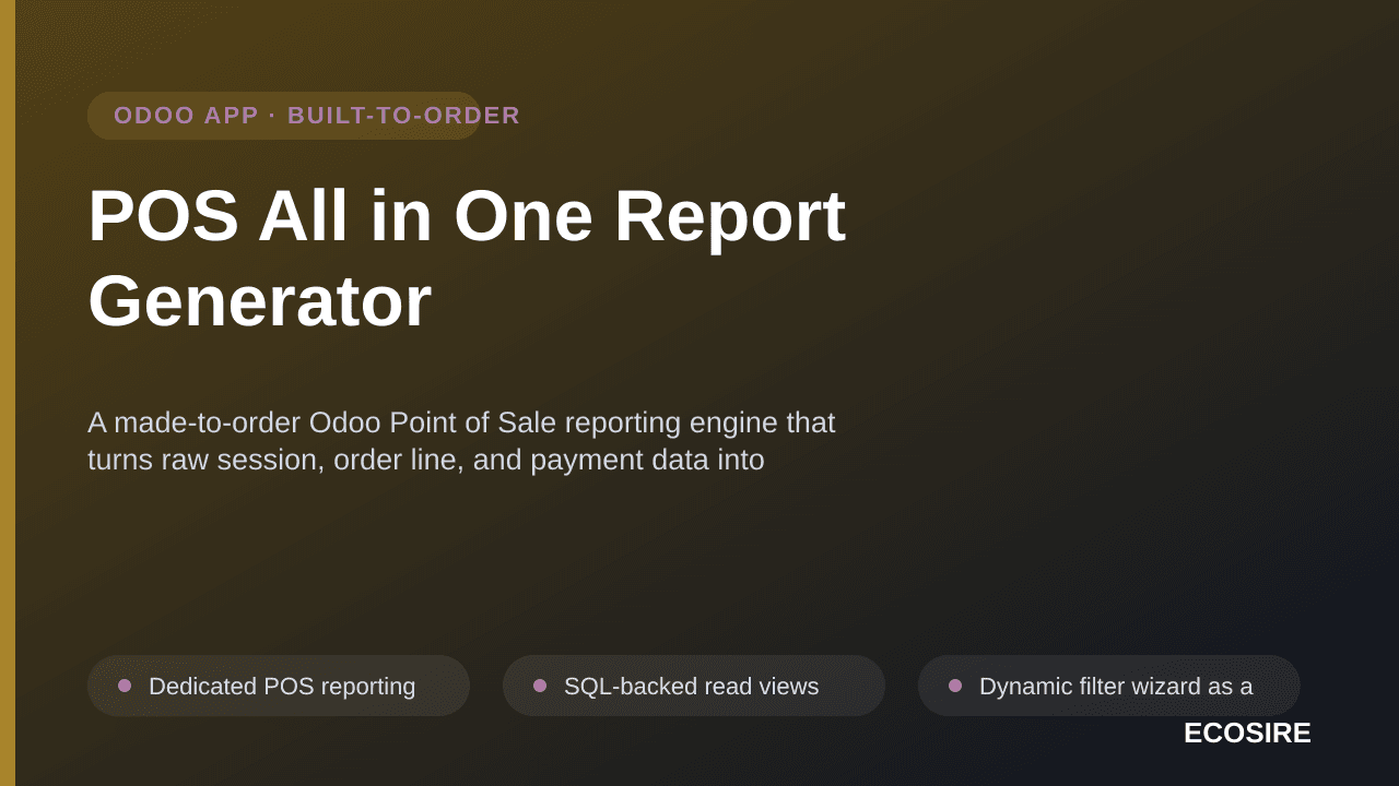 POS All in One Report Generator