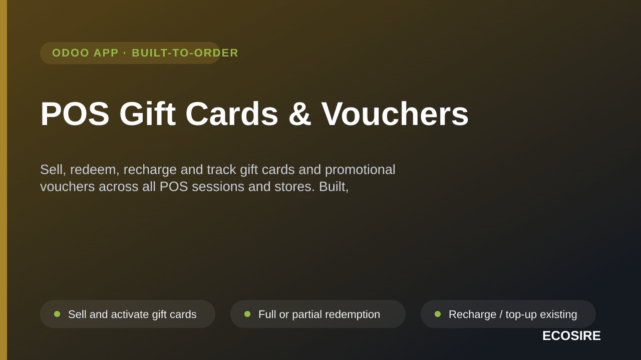 POS Gift Cards & Vouchers