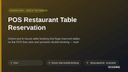 POS Restaurant Table Reservation thumbnail 1