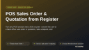 POS Sales Order & Quotation from Register thumbnail 1