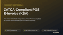 ZATCA-Compliant POS E-Invoice (KSA) thumbnail 1