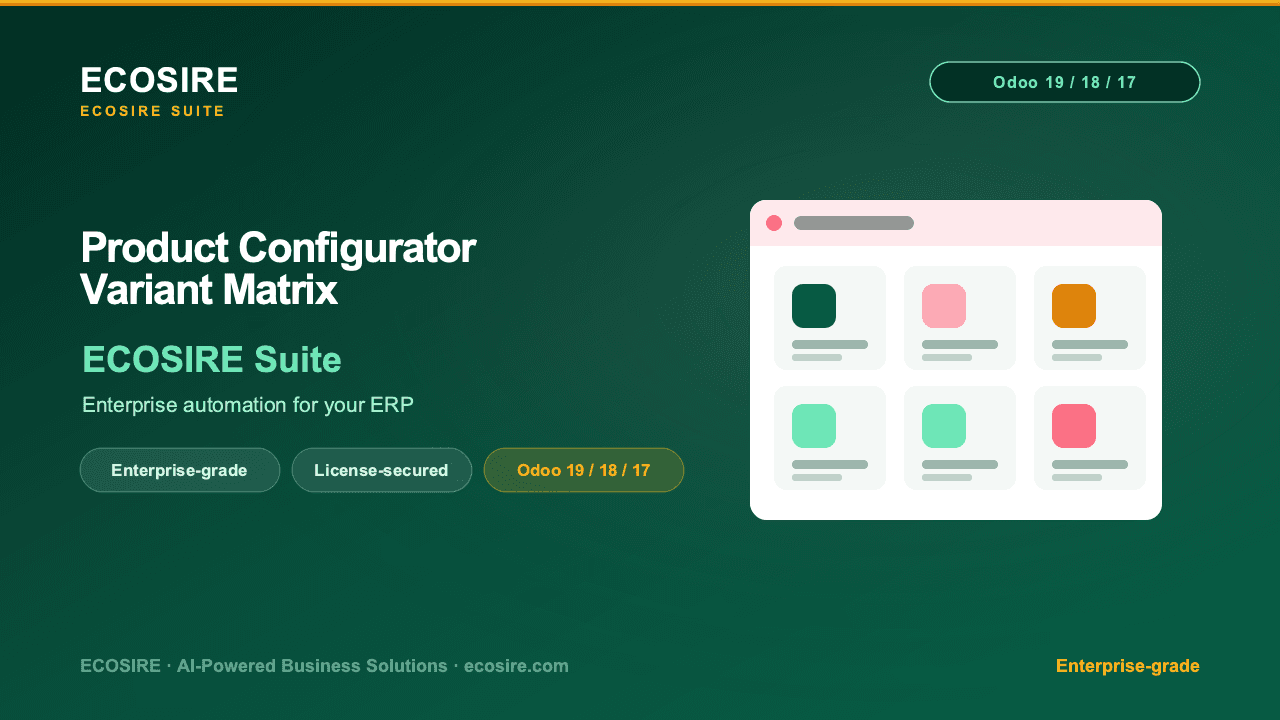 Product Configurator & Variant Matrix