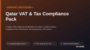 Qatar VAT & Tax Compliance Pack thumbnail 1