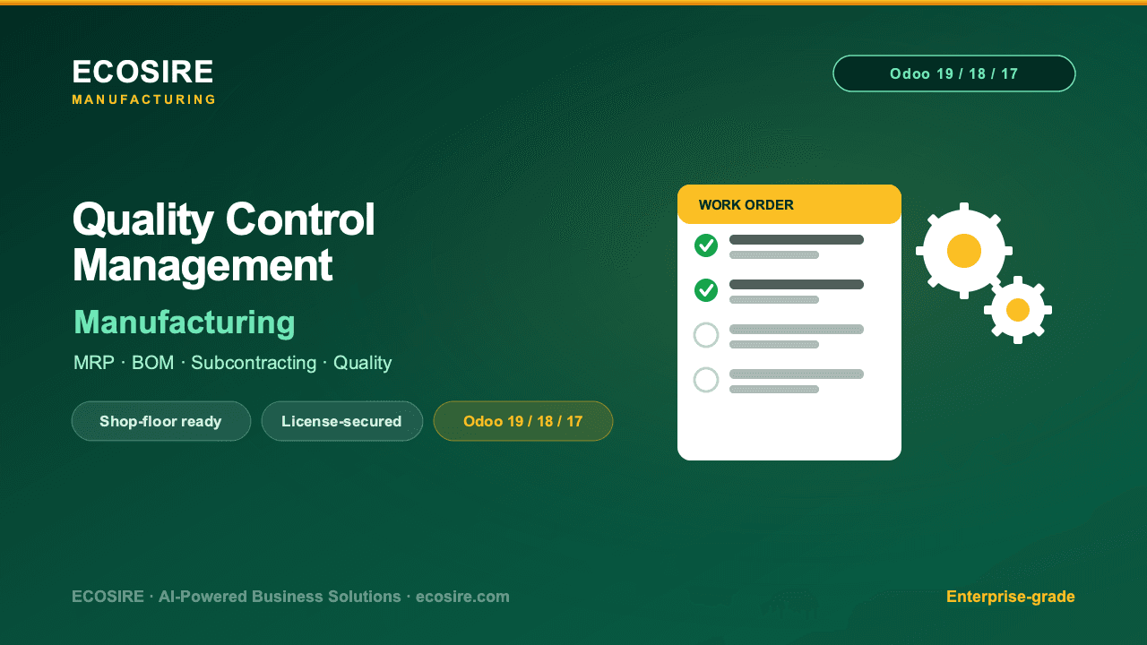 Quality Control Management