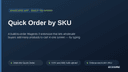 Quick Order by SKU thumbnail 1