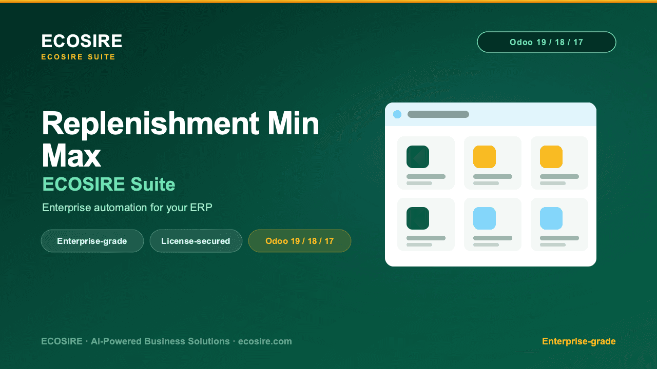 Replenishment & Min-Max Planning