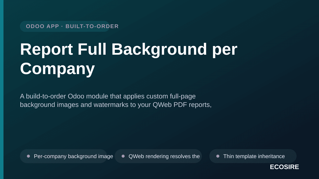 Report Full Background per Company
