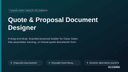 Quote & Proposal Document Designer thumbnail 1