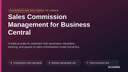 Sales Commission Management for Business Central thumbnail 1