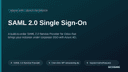 SAML 2.0 Single Sign-On thumbnail 1