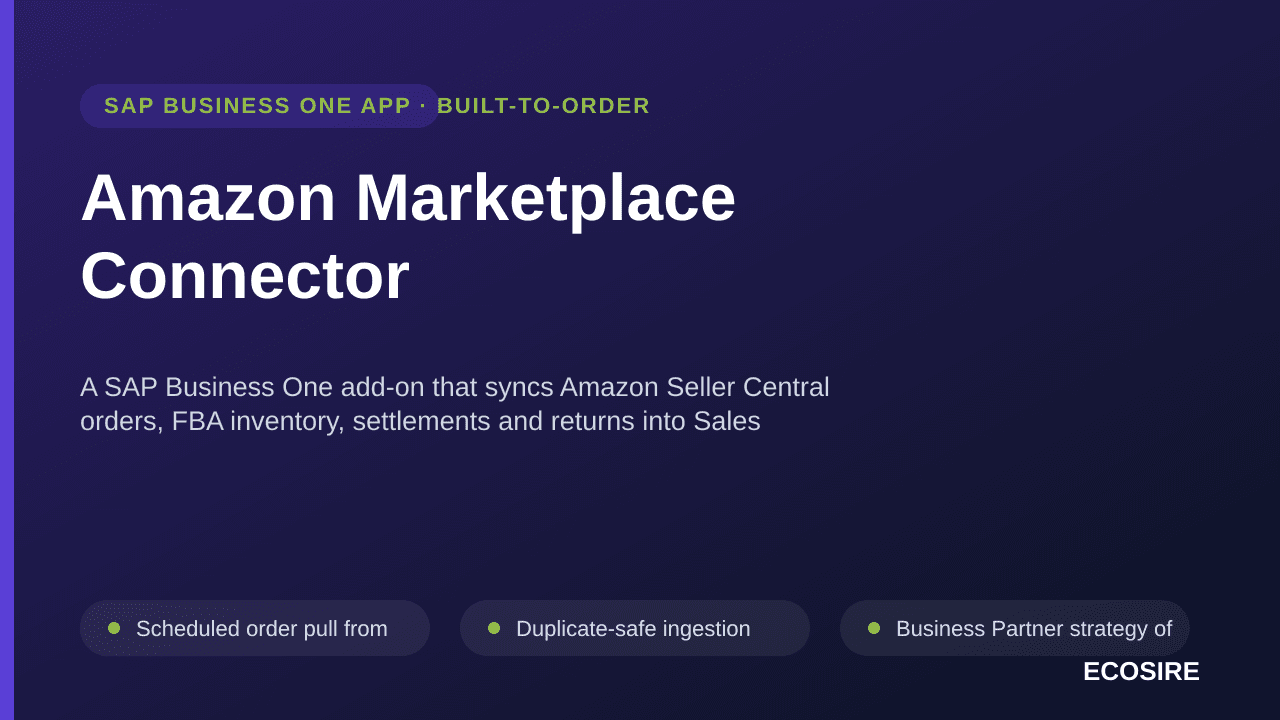 Amazon Marketplace Connector